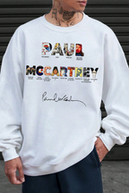 Paul Mccartney Print Sweatshirt