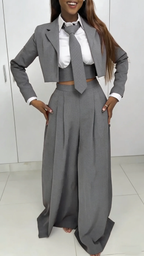 Women Temperament Commuting Three Piece Set