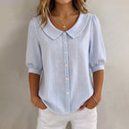 Casual Striped Blouse