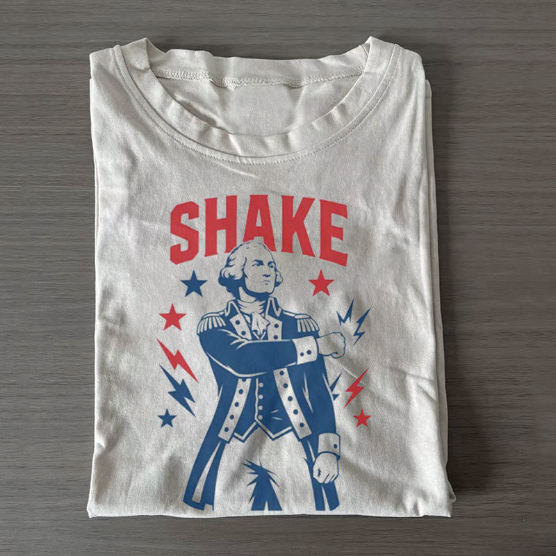 Funny Fourth of July Couples T-shirt