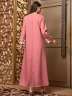 Elegant Embroidered Evening Gown Formal Wear, Elegant Party Dress, Classy Modest Dresses