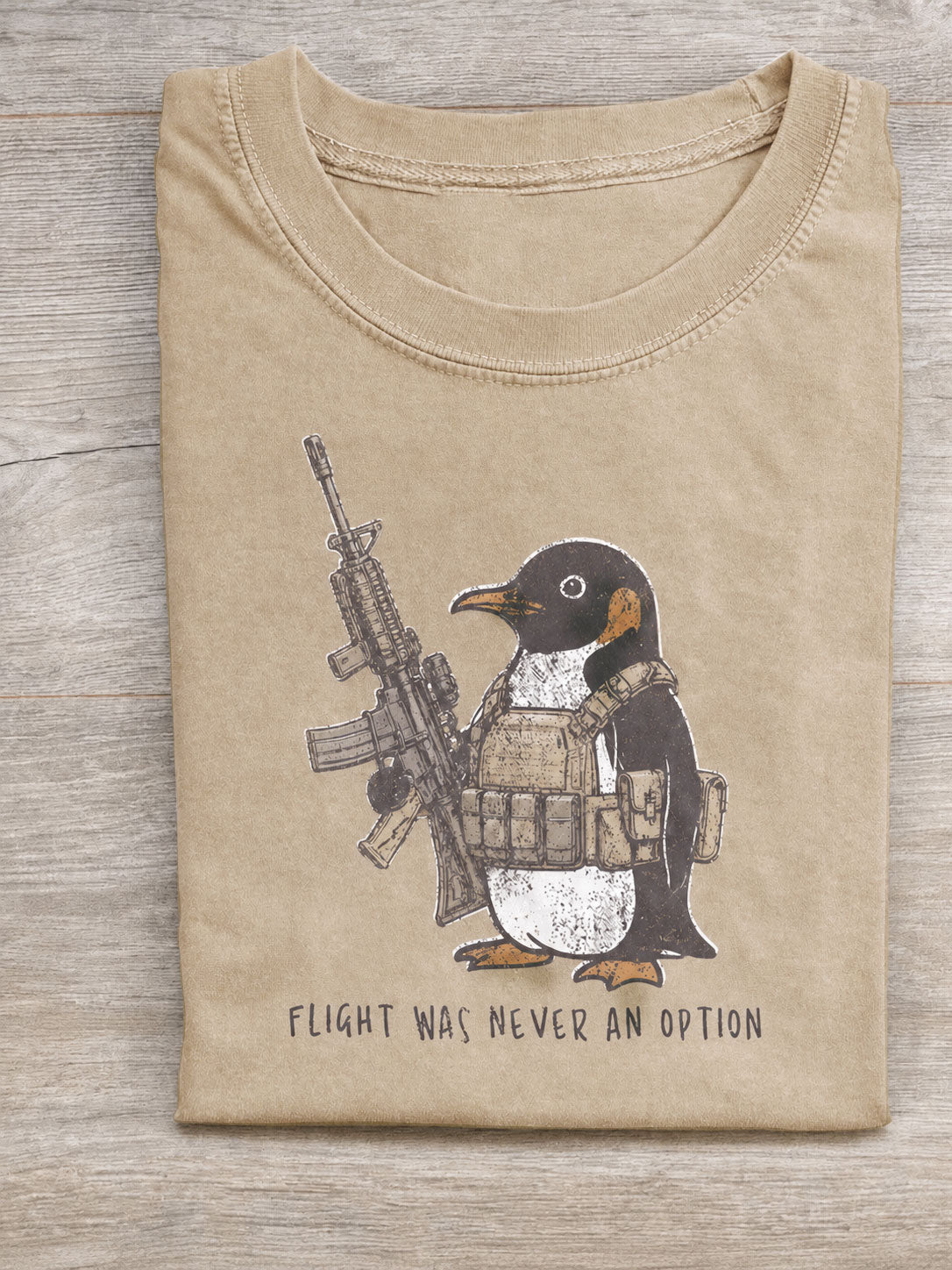 Flight Was Never An Option Vintage Comfort Colors Tee