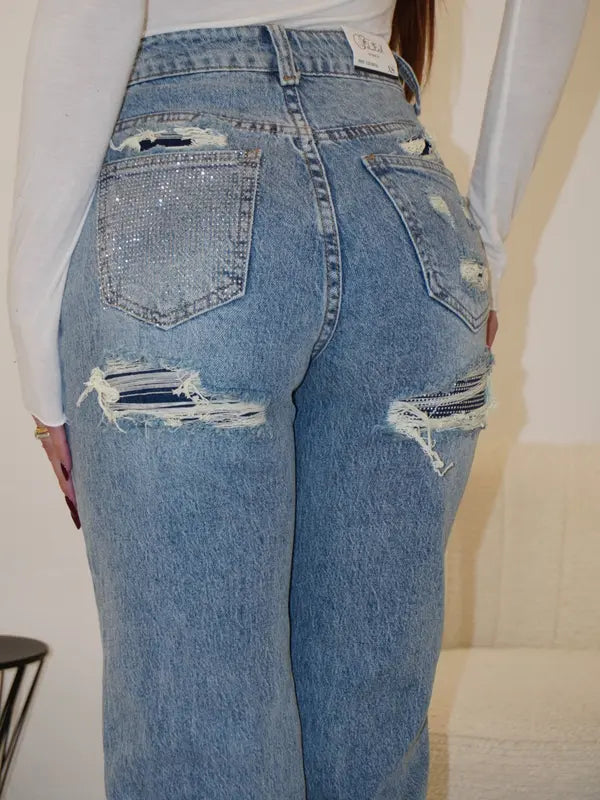 Diamond Pocket Jeans
