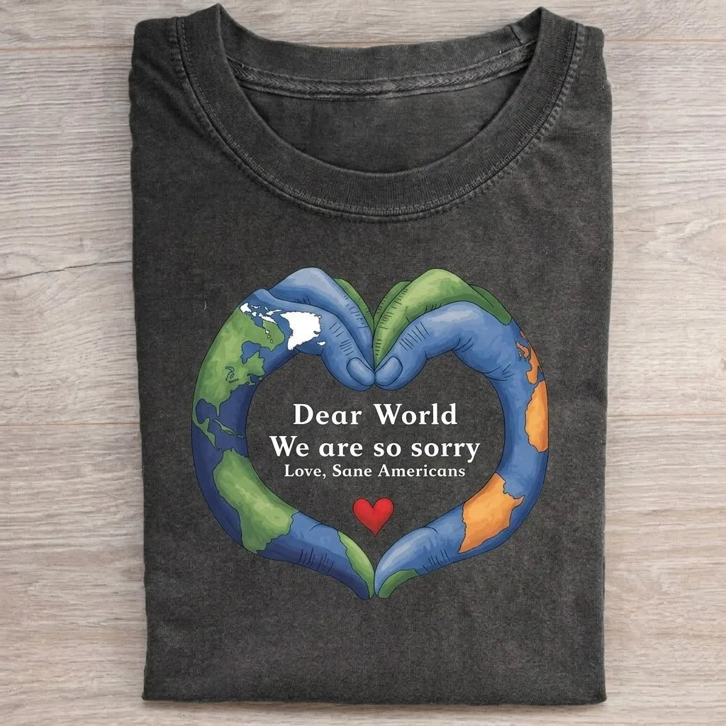 Dear World We Are So Sorry T-Shirt