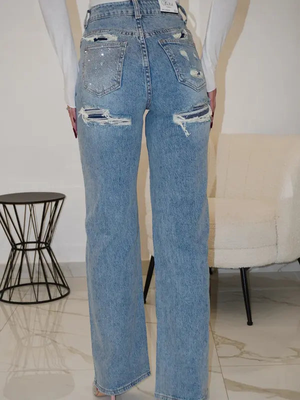 Diamond Pocket Jeans