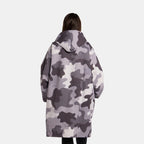 Drying Robe Waterproof Wind Resistant Changing Robe Soft Sherpa Fleece Lined Oversized Hooded Long Sleeve Coat Jacket for Kids Adults Men Women Surfing Beach Swimming Keep Dry