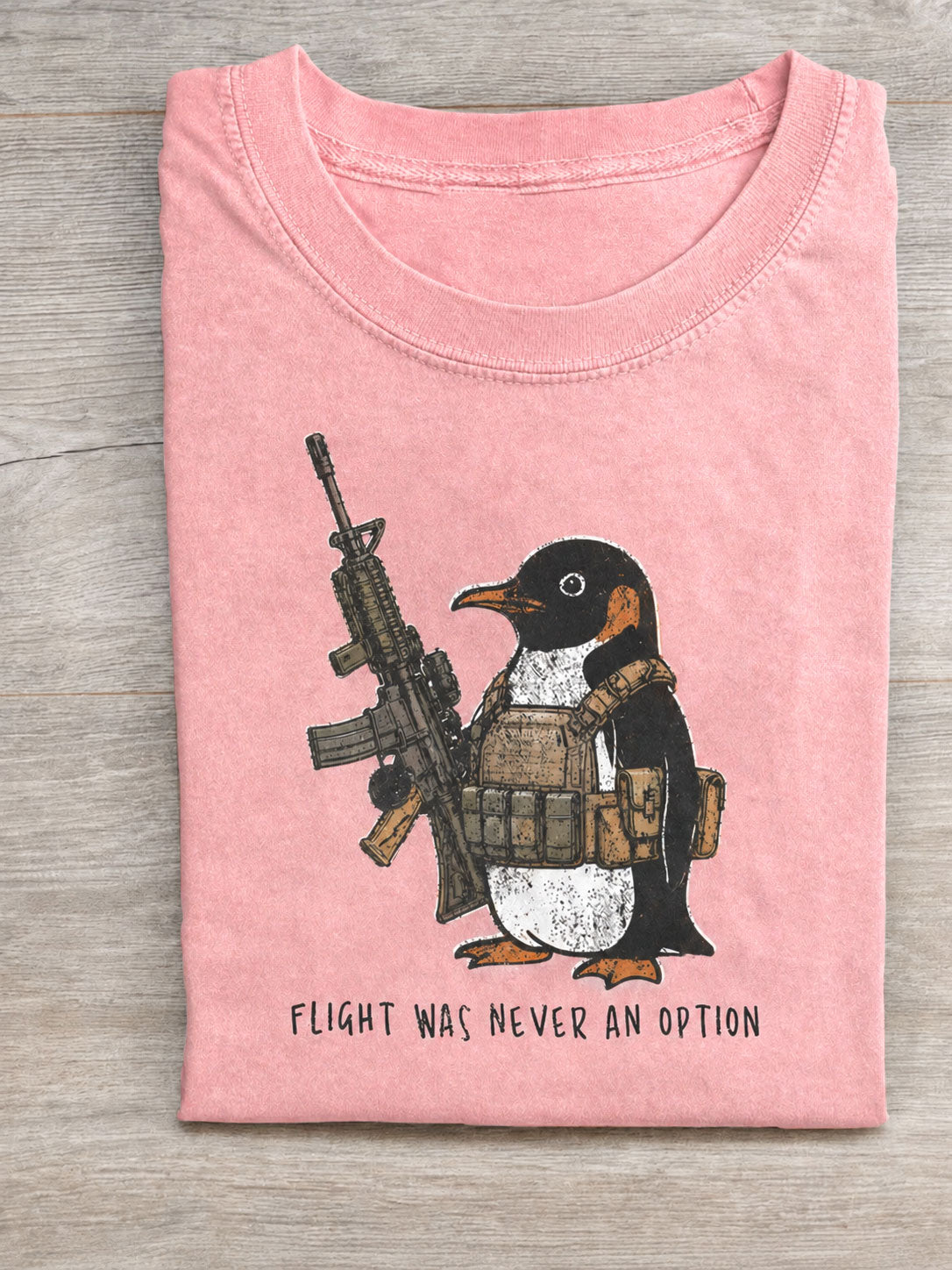 Flight Was Never An Option Vintage Comfort Colors Tee