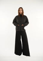Women's Thin Round Neck Quilted Jacket