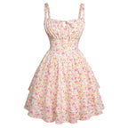 Floral Corset Mini Dress, Casual & Vacation Style