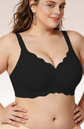 Curveins Dual Wave Trim Seamless Jelly Lift Anti-Slip Full Coverage Soft Wireless Sculpting Bra