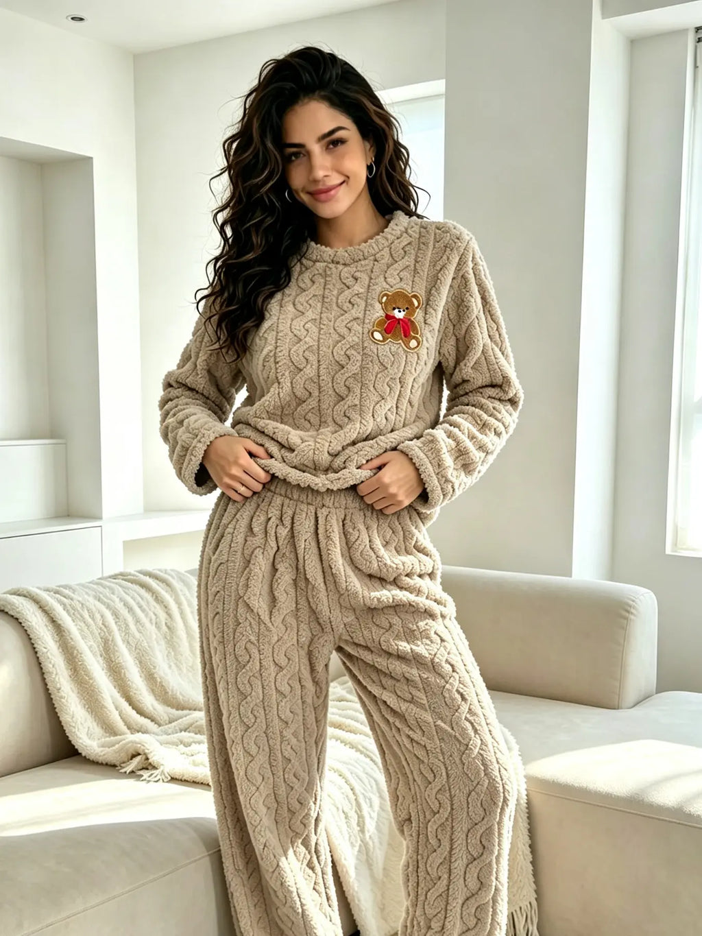 Women's Fall Winter Pajama Set