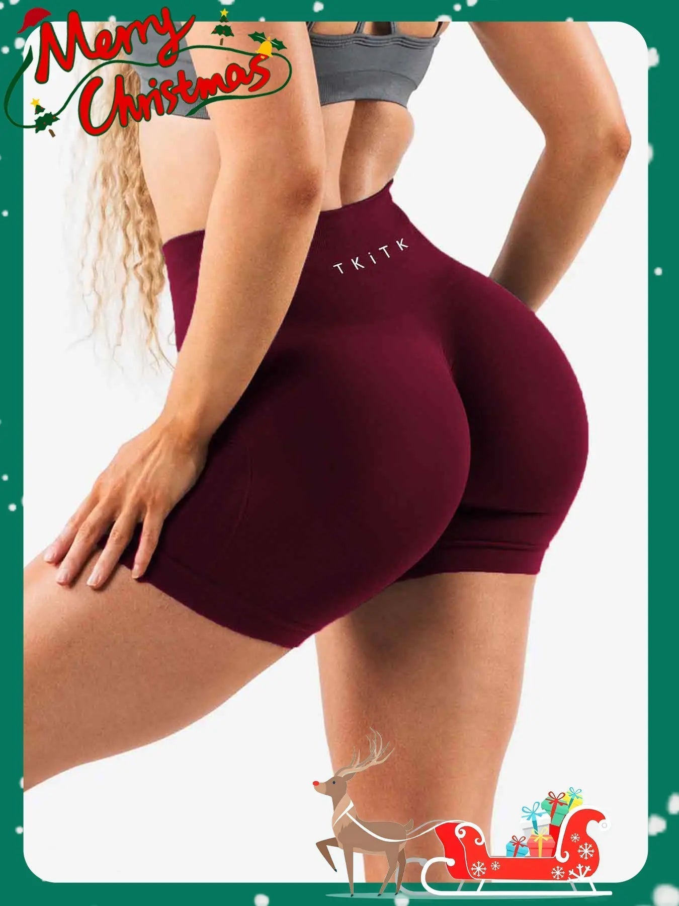 Women's Solid Color Textured Ruched High Waist Sports Shorts, Breathable Comfortable High Stretch Letter Print Yoga Shorts, Butt Lifting Sports Shorts, Ladies Sportswear for Indoor Outdoor Wear, Gym Workout Shorts