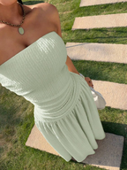 Women's Summer Elegant Strapless Maxi Dress