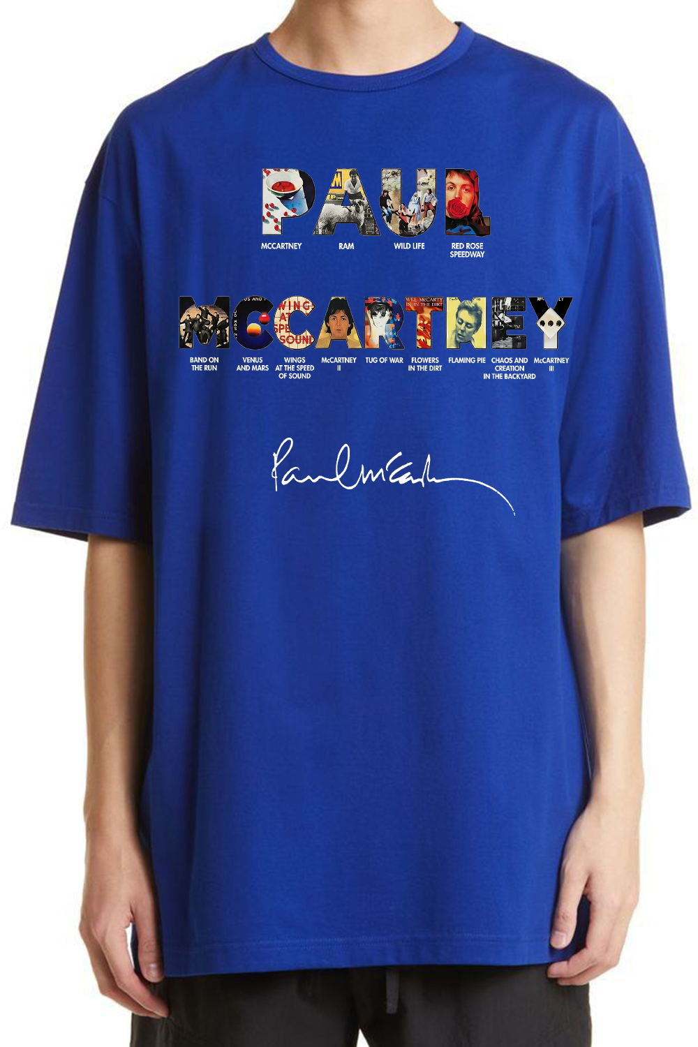 Paul Mccartney Print Shirt