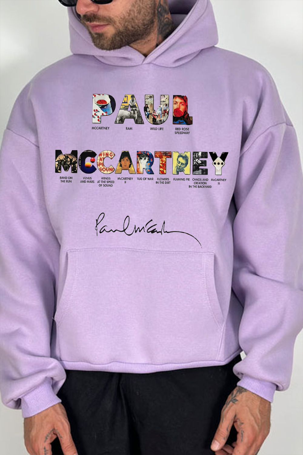 Paul Mccartney Print Hoodie