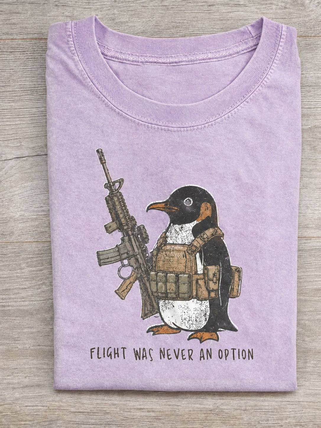 Flight Was Never An Option Vintage Comfort Colors Tee