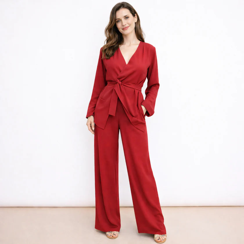 Completo Pantaloni E Maglia Incrociata