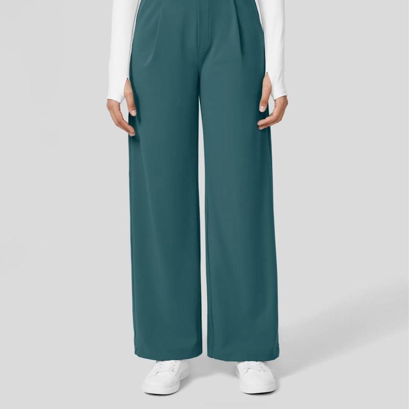 High Waisted Pocket Straight Leg Work Pants, Business Casual Outfits for Women, Women's Sports & Outdoor Clothing