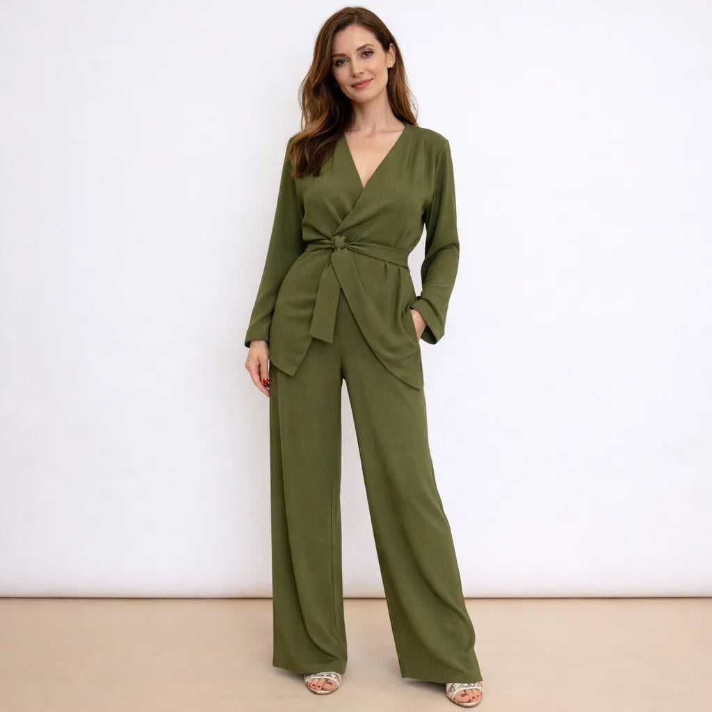Completo Pantaloni E Maglia Incrociata