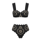 Underwire Black CutoutSwimsuit Set(s)