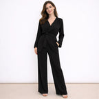 [2026] Spring, Completo Pantaloni E Maglia Incrociata