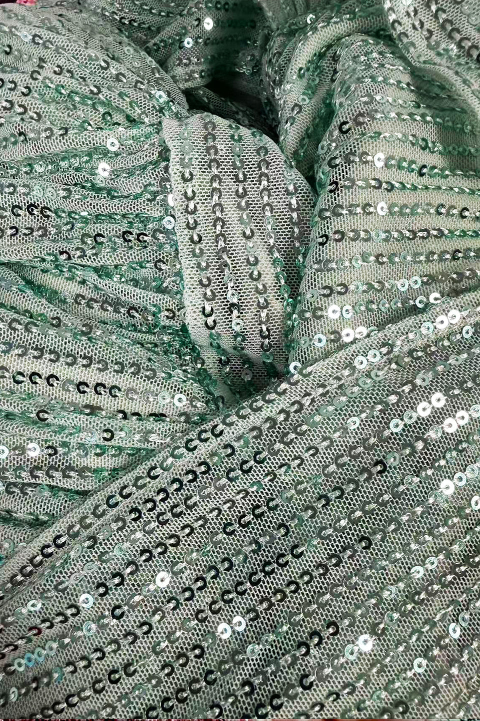 Curveins Plus Size V-Neck Sequin Maxi Dress