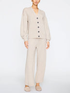 Women's cardigan and trousers, two-piece set
