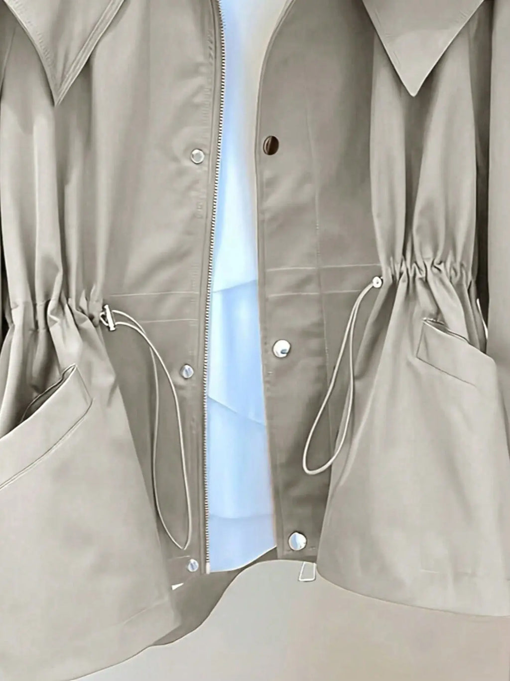 Women's Elegant Baggy Windbreaker Coat