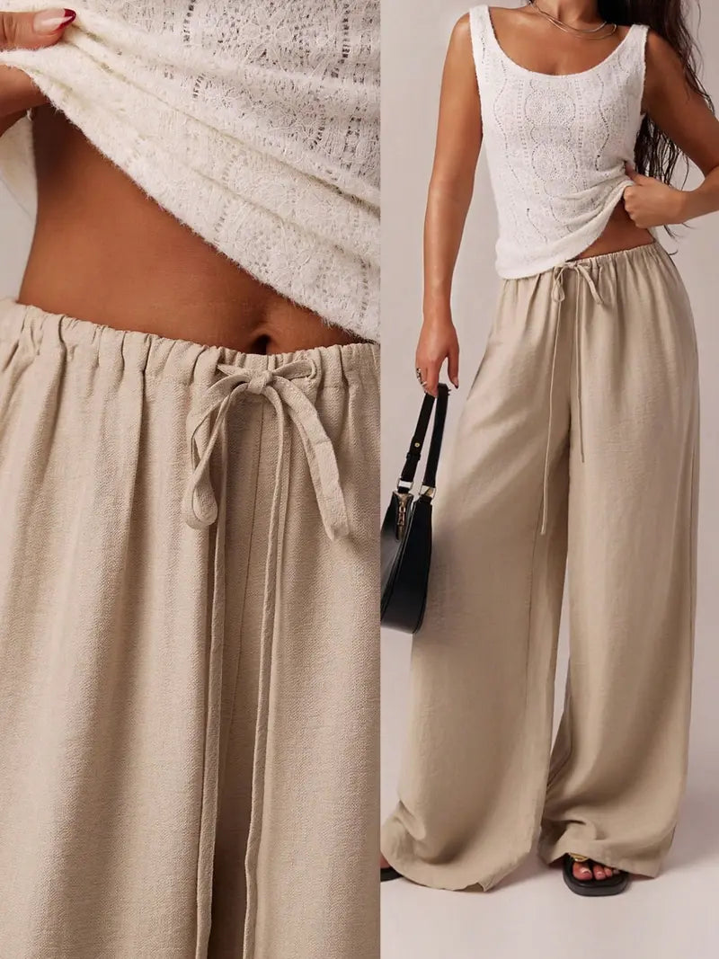 Women's Solid Pocket Pants