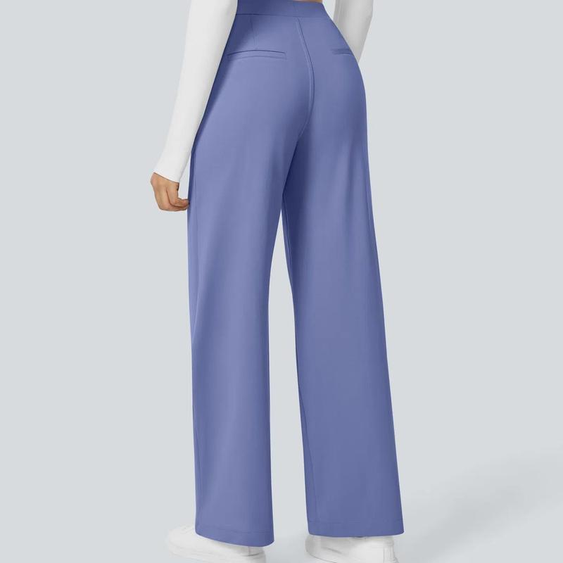 High Waisted Pocket Straight Leg Work Pants, Business Casual Outfits for Women, Women's Sports & Outdoor Clothing