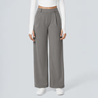 High Waisted Pocket Straight Leg Work Pants, Business Casual Outfits for Women, Women's Sports & Outdoor Clothing