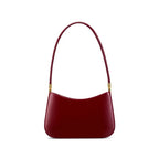 Red Leather Bag French Shoulder Handbag