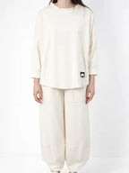 SPRING two-piece set consisting of a shirt and trousers made of soft and compact fabric