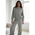 Spring tracksuit with zippered, fleece-free lining
