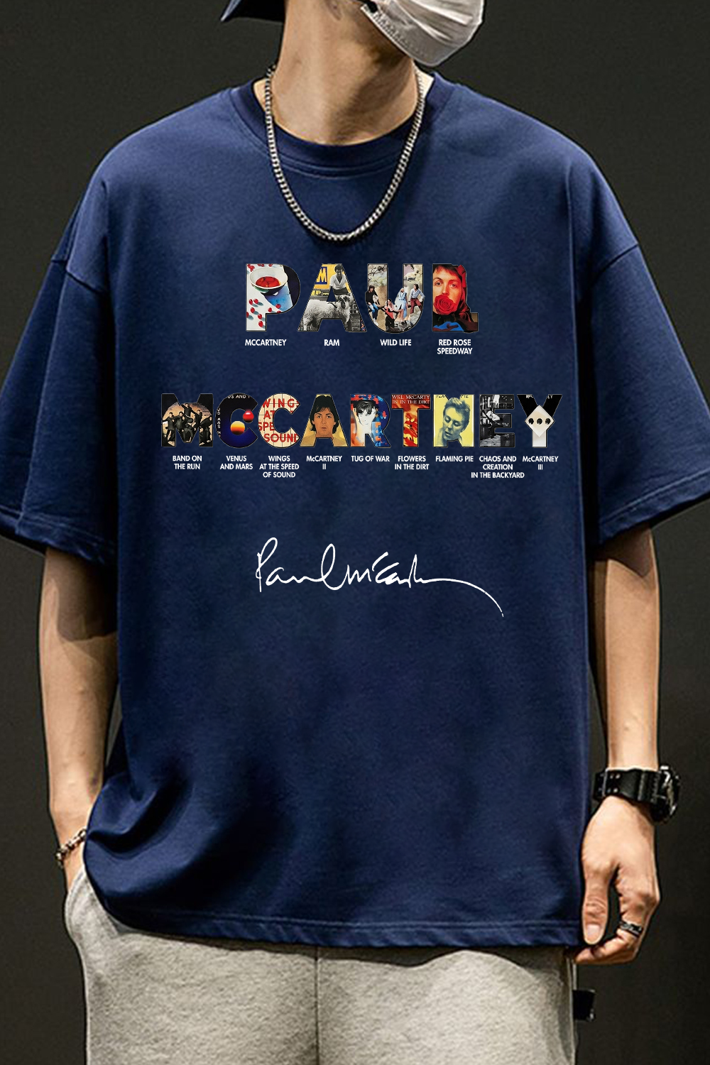 Paul Mccartney Print Shirt