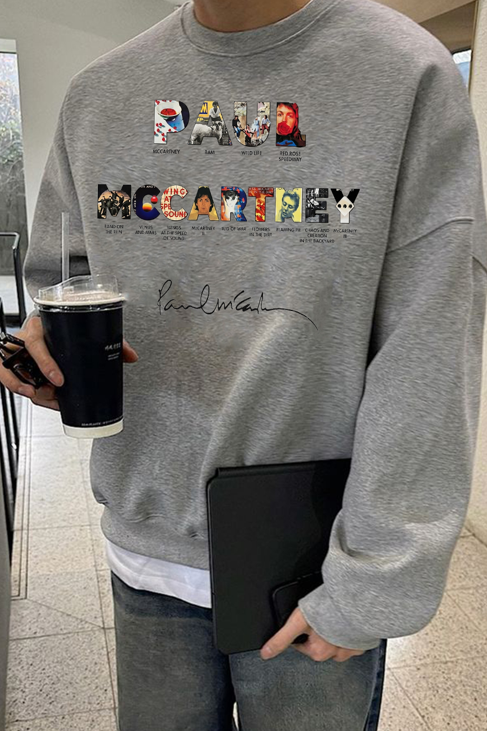 Paul Mccartney Print Sweatshirt