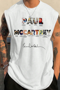 Paul Mccartney Print Tank
