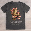 In The Beginning God Created This Mess Christian Washed T-Shirt
