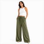 Pantalon palazzo fluide – Coupe large élégante, taille élastiquée