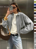 Casual Zip Up Jacket Women's Winter Jacket