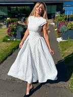 Sleeveless Slim-Fit A-Line Maxi Dress