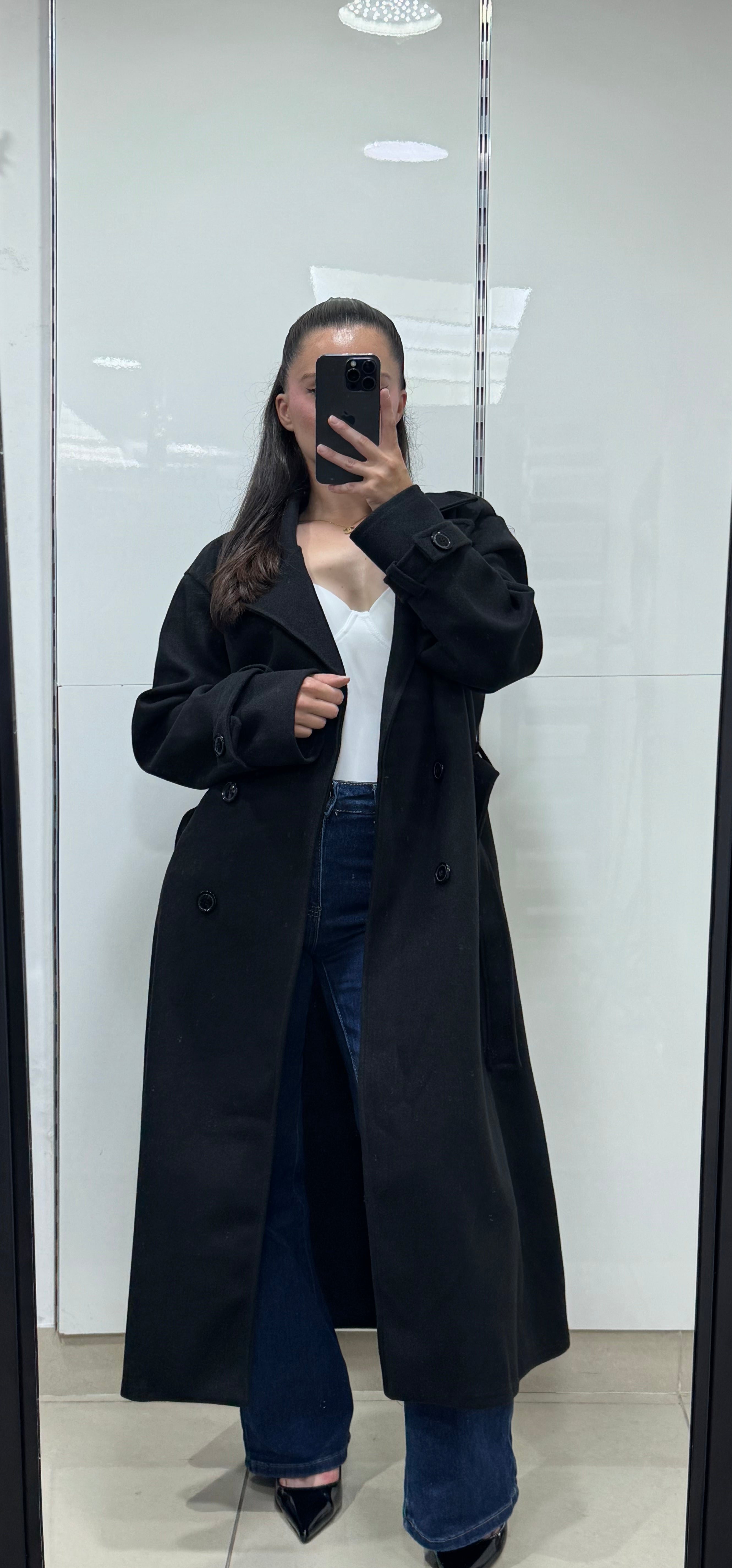 Trench long oversize