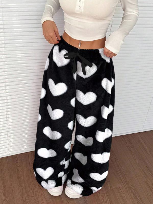 Winter New Vintage Plaid Elastic Straight Loose Thick Warm Casual Pants, Comfortable and Stylish for Cold Weather Wear