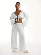 Women's Solid Pocket Pants