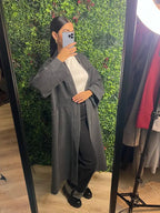 Women's long trench coat, original casual style long-sleeved jacket