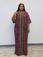 Plus Size African-Style Kaftan Dress for Women