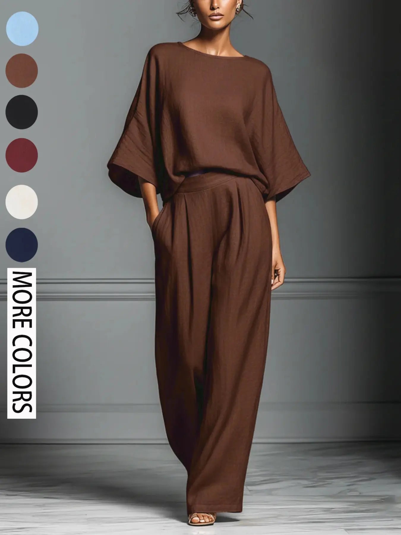 Women's Summer Fashion Elegant Bell Sleeve Set