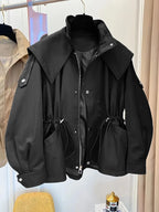Women's Elegant Baggy Windbreaker Coat