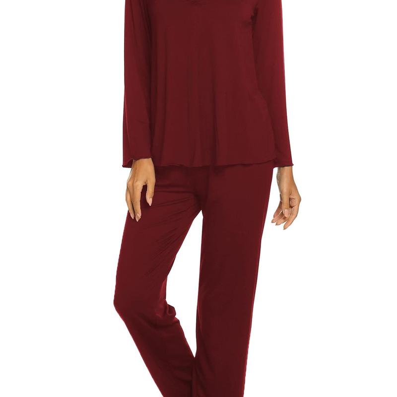 Womens Pajama Sets 2 Piece Lounge Set Fall Winter Pajamas