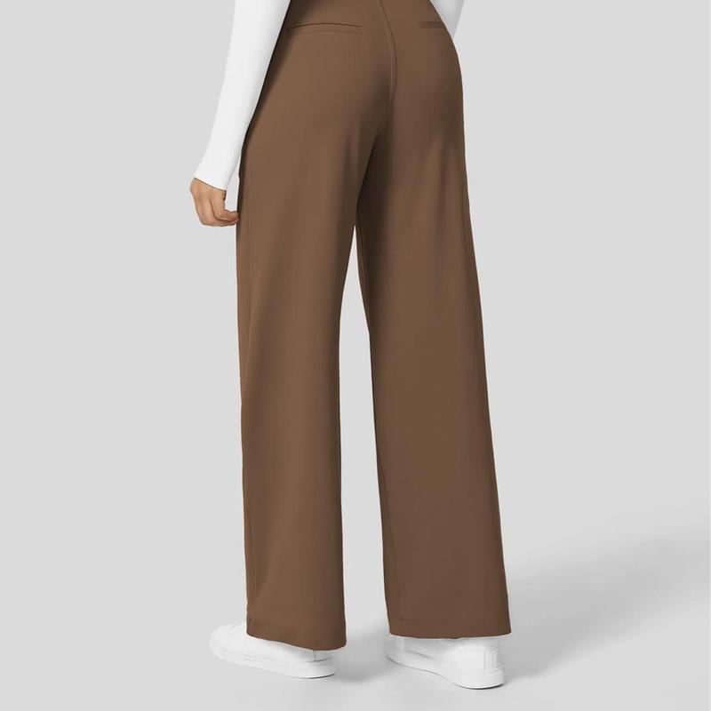 High Waisted Pocket Straight Leg Work Pants, Business Casual Outfits for Women, Women's Sports & Outdoor Clothing